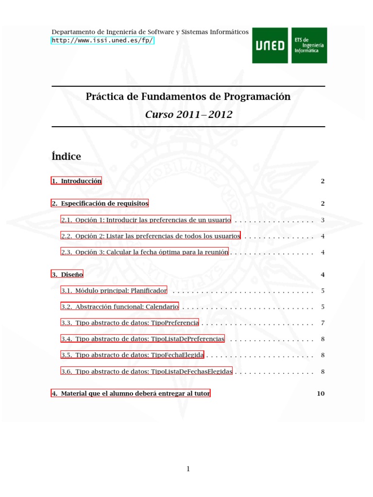 20112012-Practica 4 | PDF | Programa de computadora | Programación