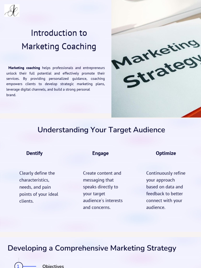 Marketing Coaching for Professionals | PDF | Marketing | Target Audience