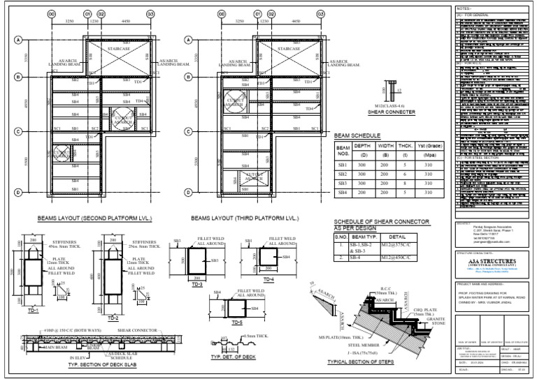 Tower (Second & Third Platform Detail) | PDF | Mechanical Engineering ...