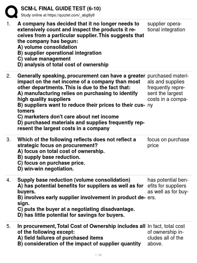 Procurement Strategies and Inventory Costs | PDF | Cargo | Procurement