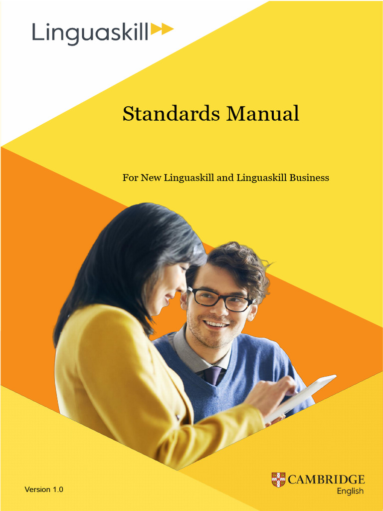 New Linguaskill Standards Manual V1 0 Final Pdf