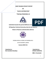 Project Report On Itc Aashirwad Repaired