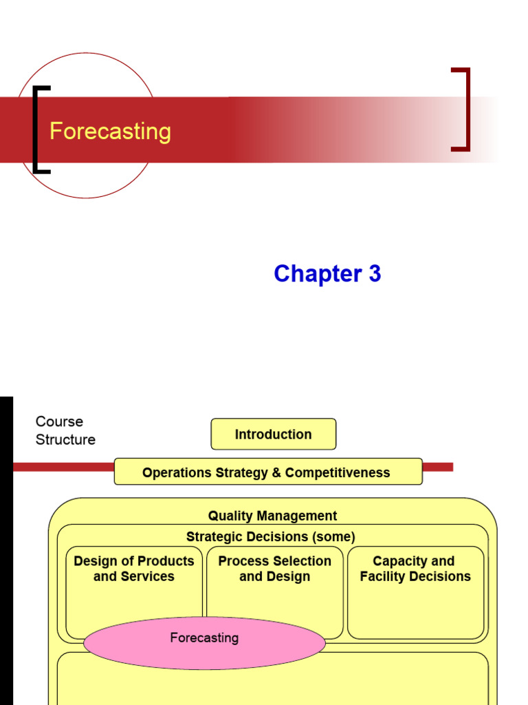 Forecasting Techniques in Operations Management | PDF | Forecasting ...