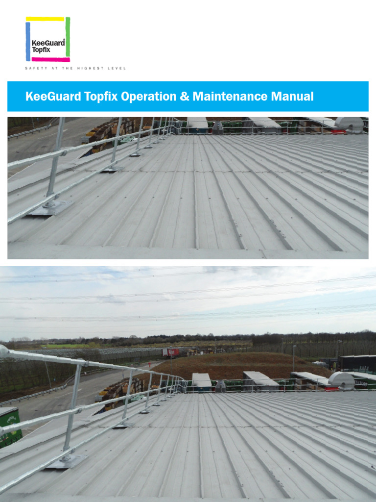 KeeGuard Topfix Maintenance Manual | PDF | Pipe (Fluid Conveyance) | Roof
