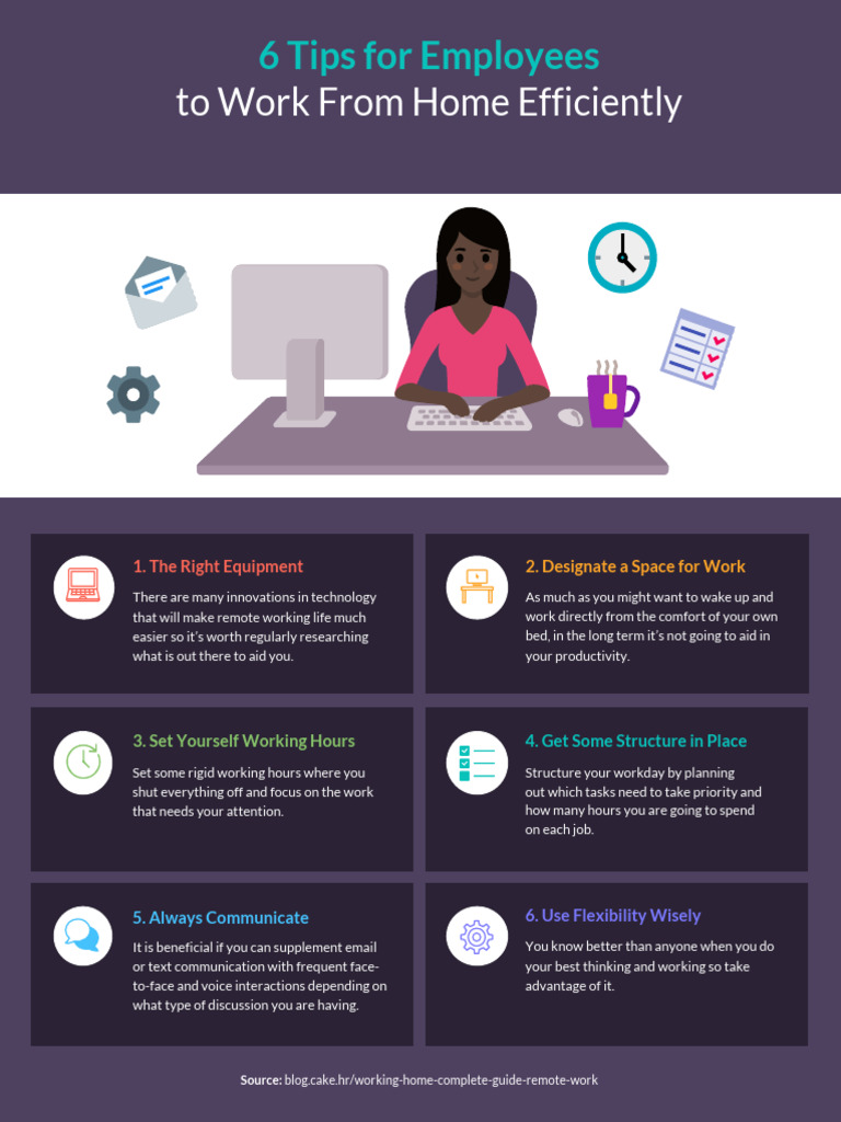 6 Tips for Efficient Remote Work | PDF