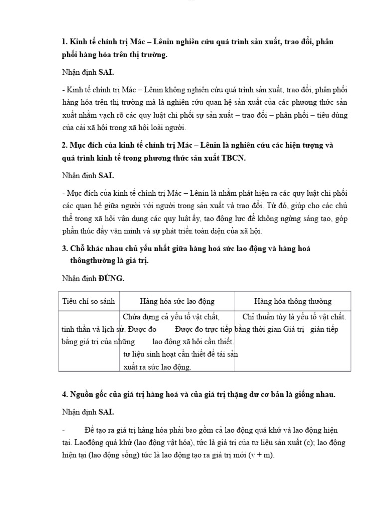 Bai tap nhan dinh dung sai co dap an chi tiet hoc phan luat hanh chinh