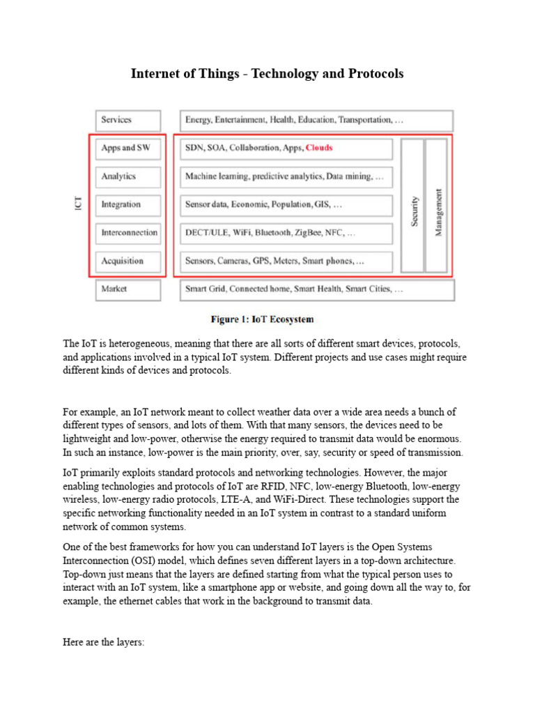 IoT Technologies and Protocols Overview | PDF | Wi Fi | Internet Of Things