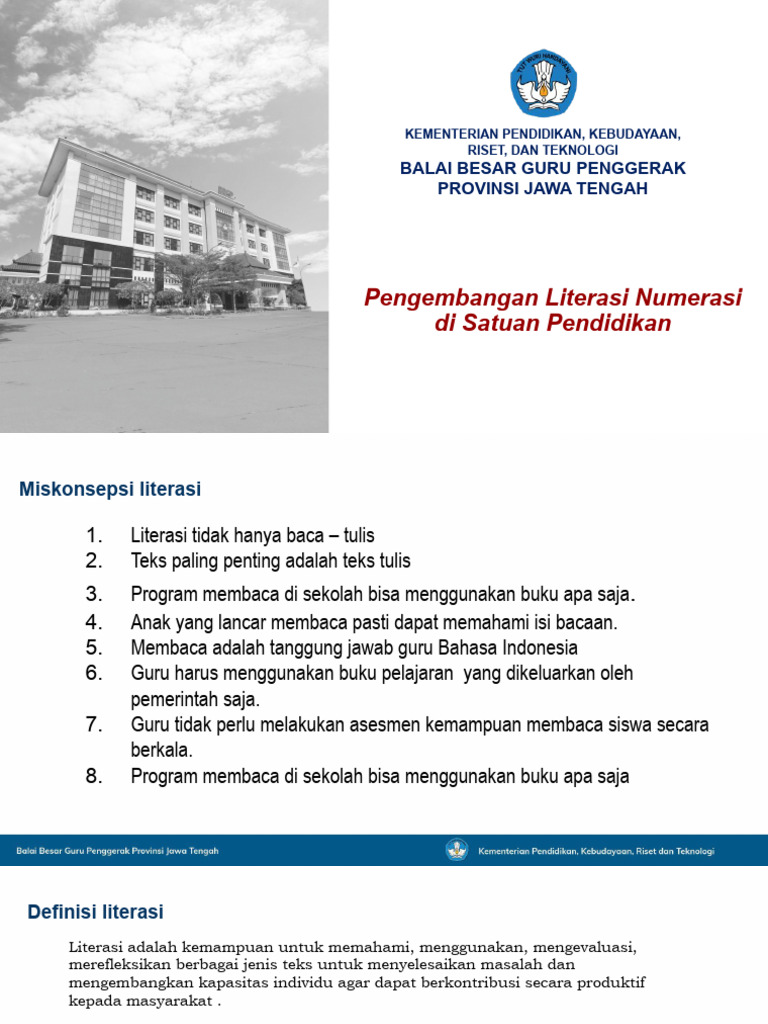 Pengembangan Litnum Di Satuan Pendidikan | PDF