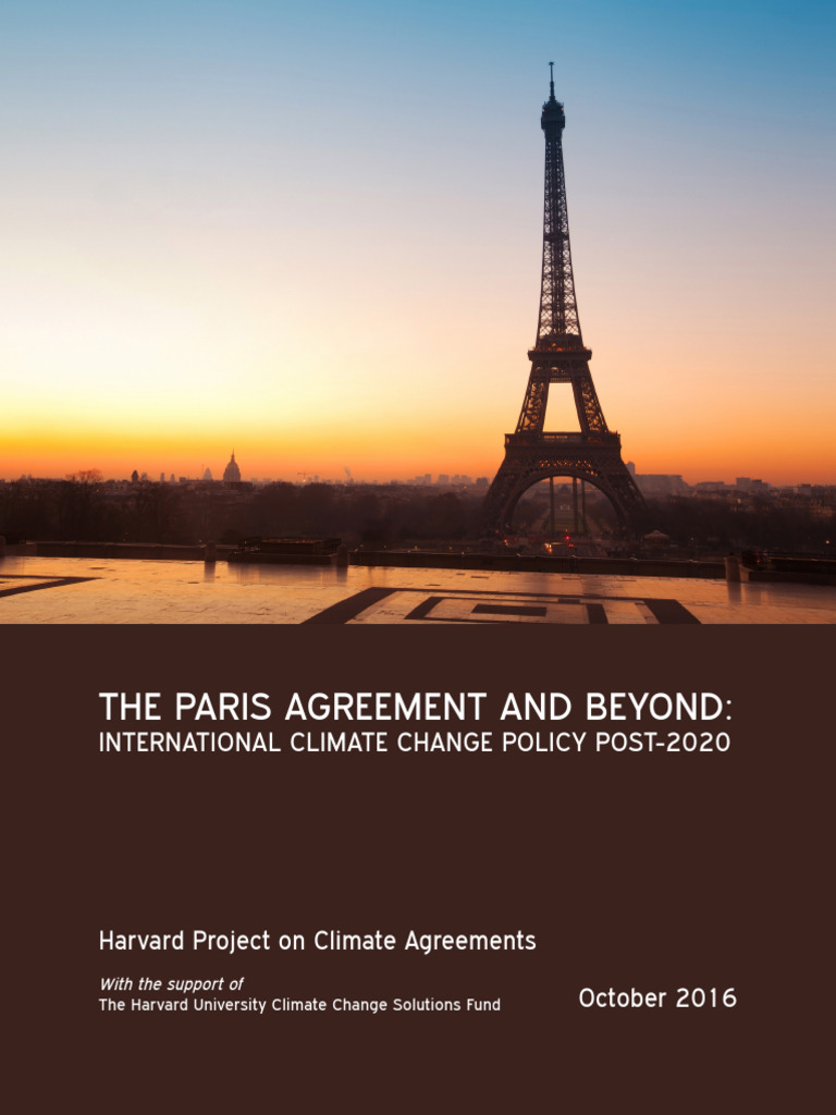 2016 10 Paris Agreement Beyond v4 | Download Free PDF | United Nations ...