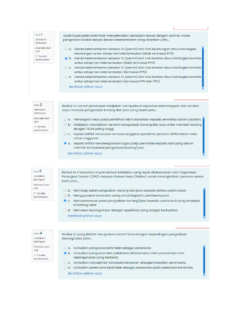 TEST MODUL 2 PBJP LV 1 | PDF