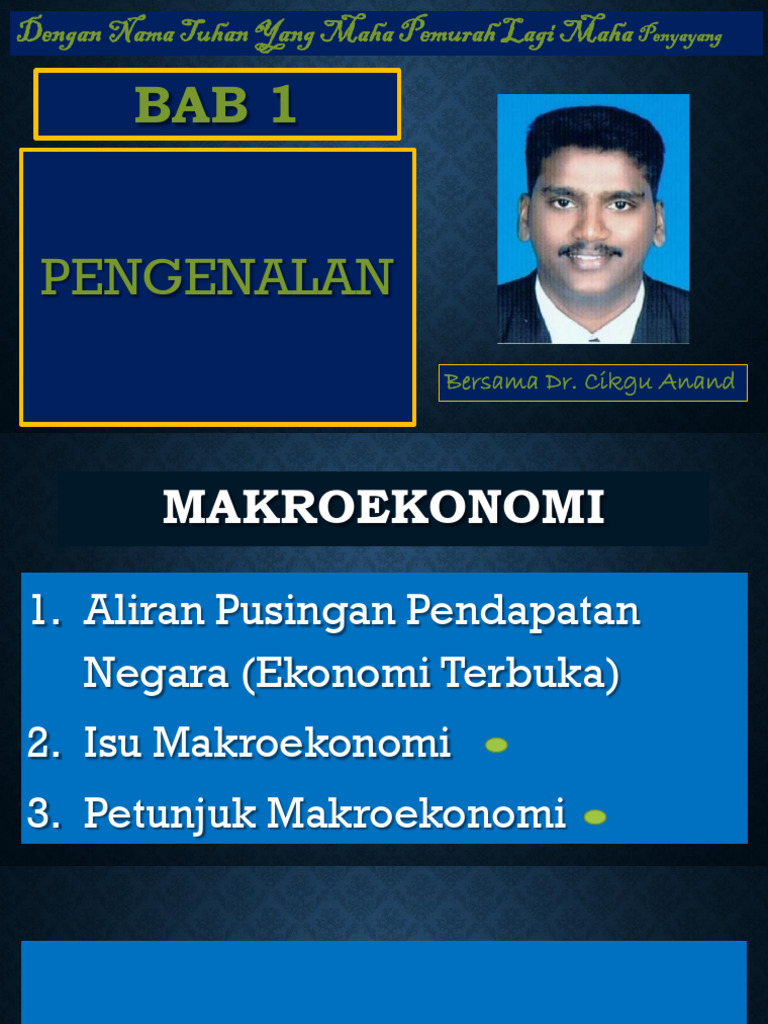 Makroekonomi Bab 1 | PDF