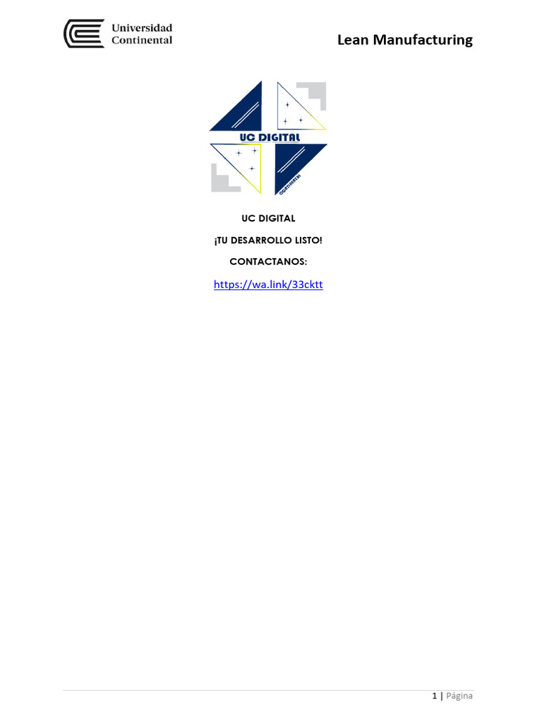 Herramientas de Lean Manufacturing | PDF