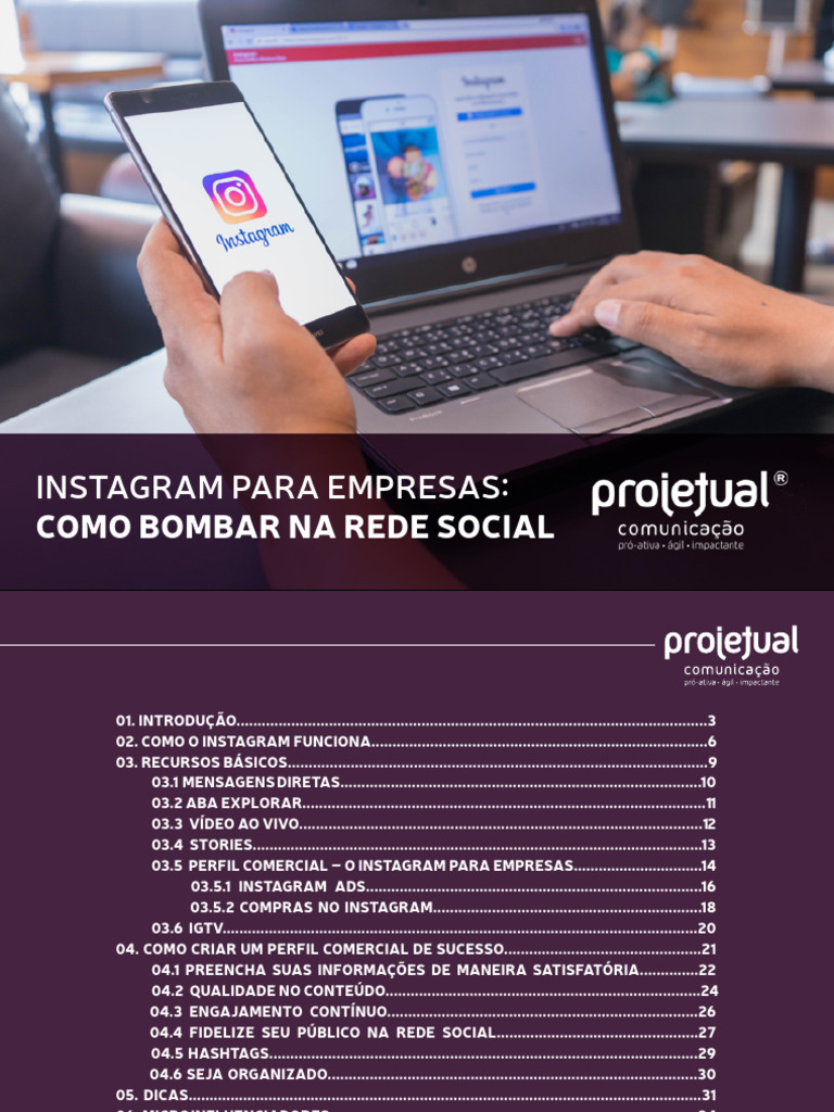 Instagram para Empresas: Guia Completo | PDF | Publicidade | Aplicativo ...