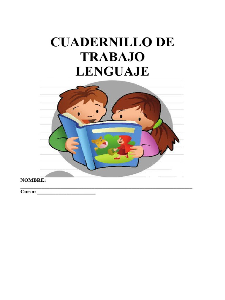 Cuadernillo de Trabajo: Lenguaje y Lectura | PDF | Comunicación humana ...