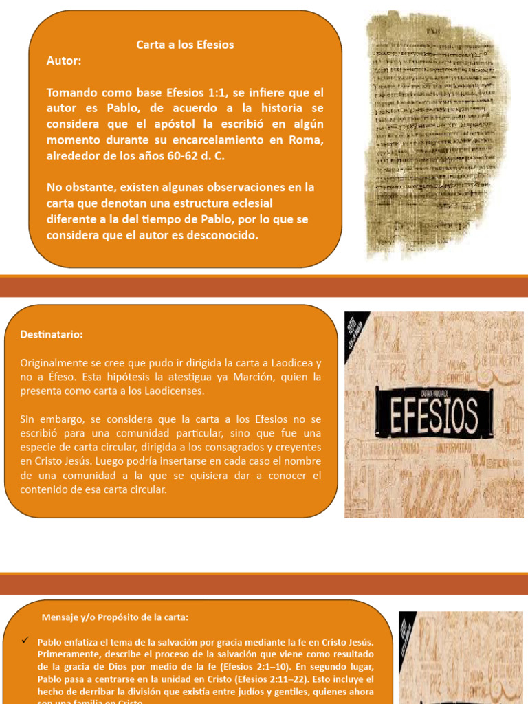 Efesios y Filipenses PDF Epístola a los efesios Pablo el apóstol