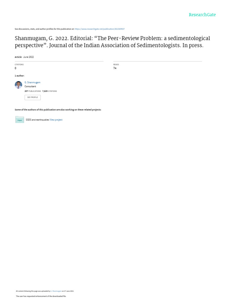 00r2shanmugampeerreview2022jiasinpress Pdf Academic Journal Science