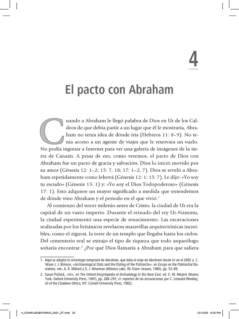 El Pacto de Dios con Abraham | PDF | Abrahán | Tetragrammaton