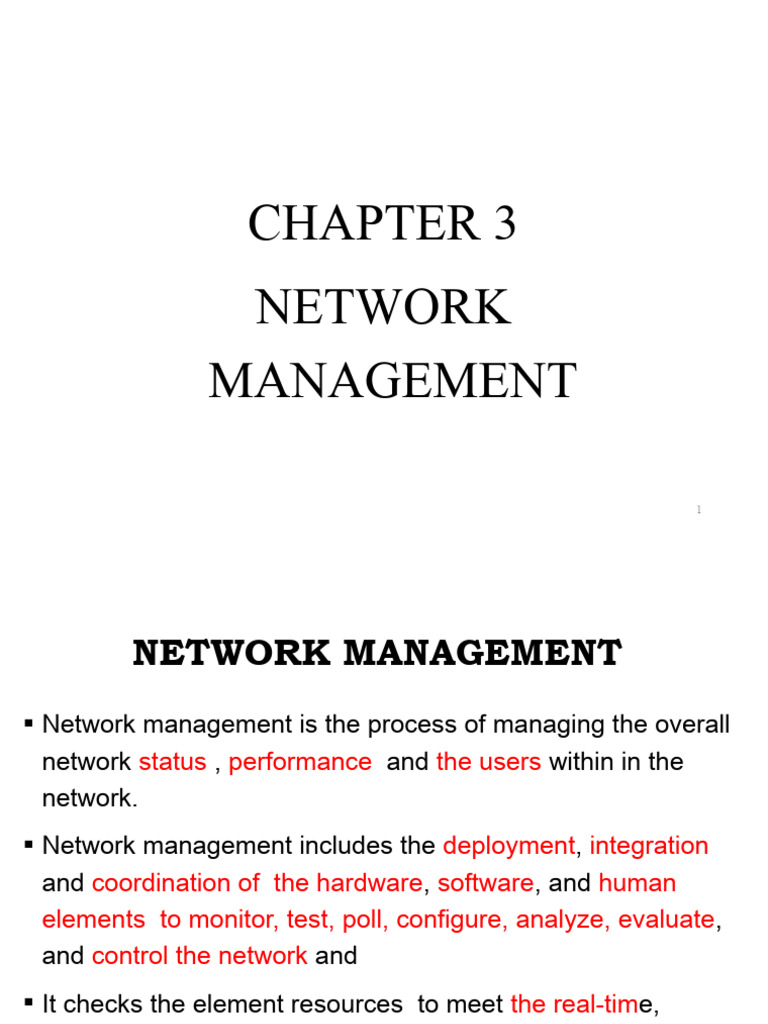 Network Management Overview and Protocols | PDF | Osi Model | Internet ...