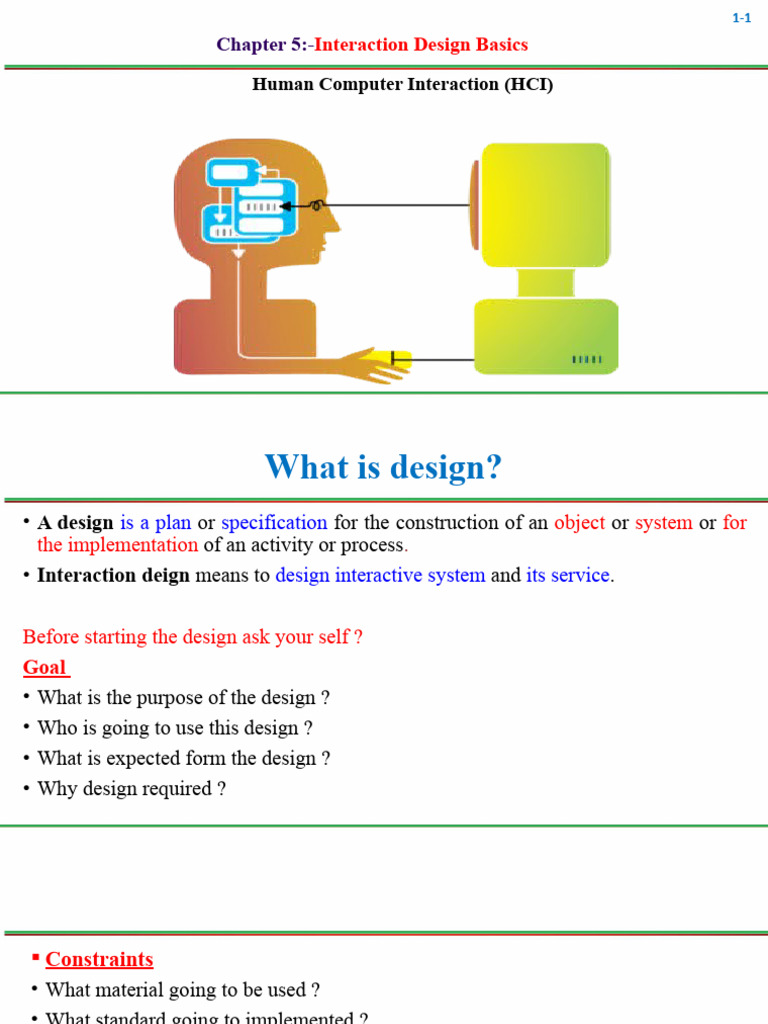 Hci CH 5 | PDF | Human–Computer Interaction | Prototype