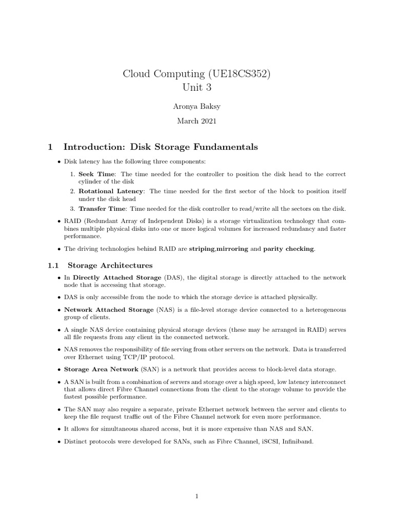 Disk Storage and Virtualization Overview | PDF | Replication (Computing ...