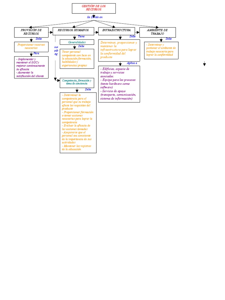 Mapa Conceptual Numeral 6 ISO 90012008