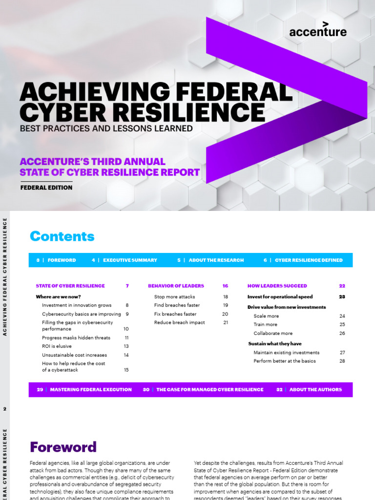 Accenture FederalCyberAttacks 12 20 | PDF | Computer Security | Security