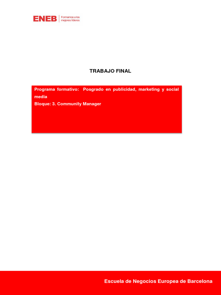 Community Manager Pdf Marketing Business