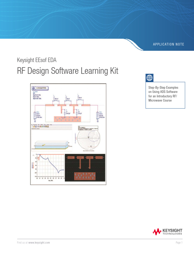 RF Design Software Learning Kit Guide | PDF | Transmission Line ...