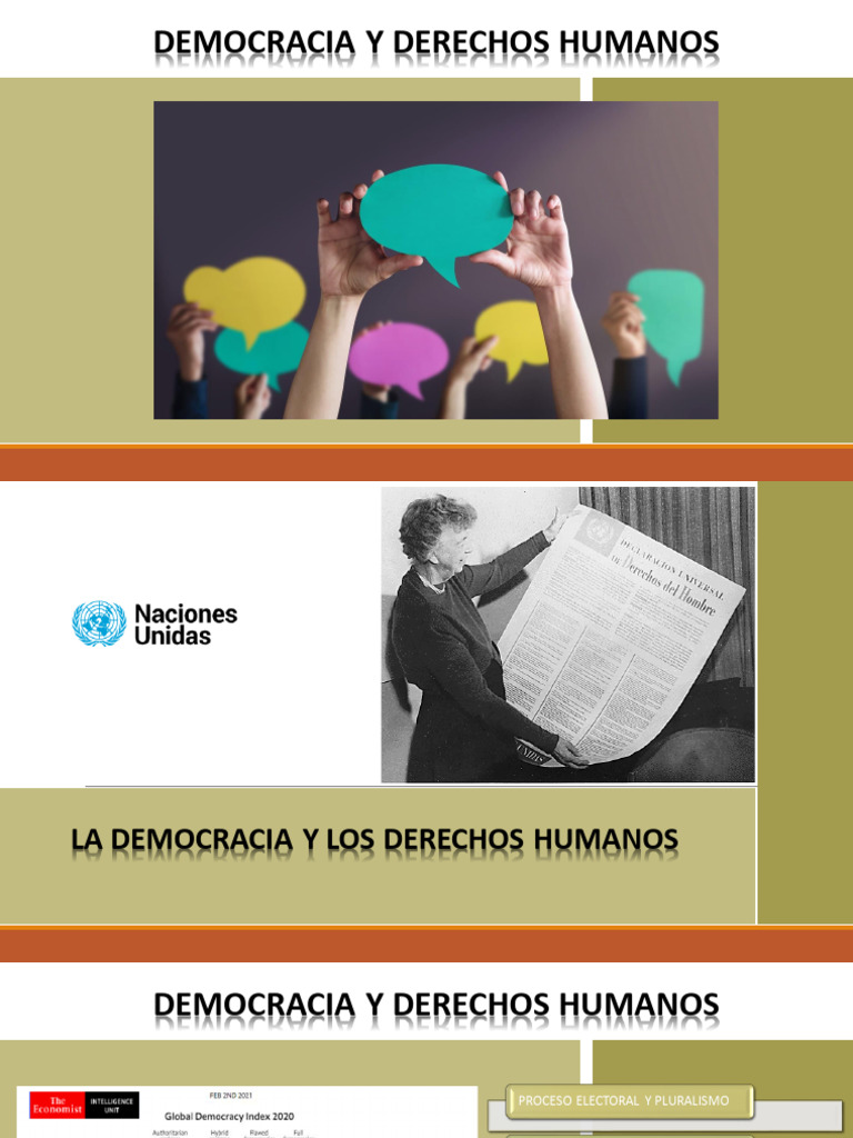 Democracia y Derechos Humanos Globales | PDF | Derechos | Democracia