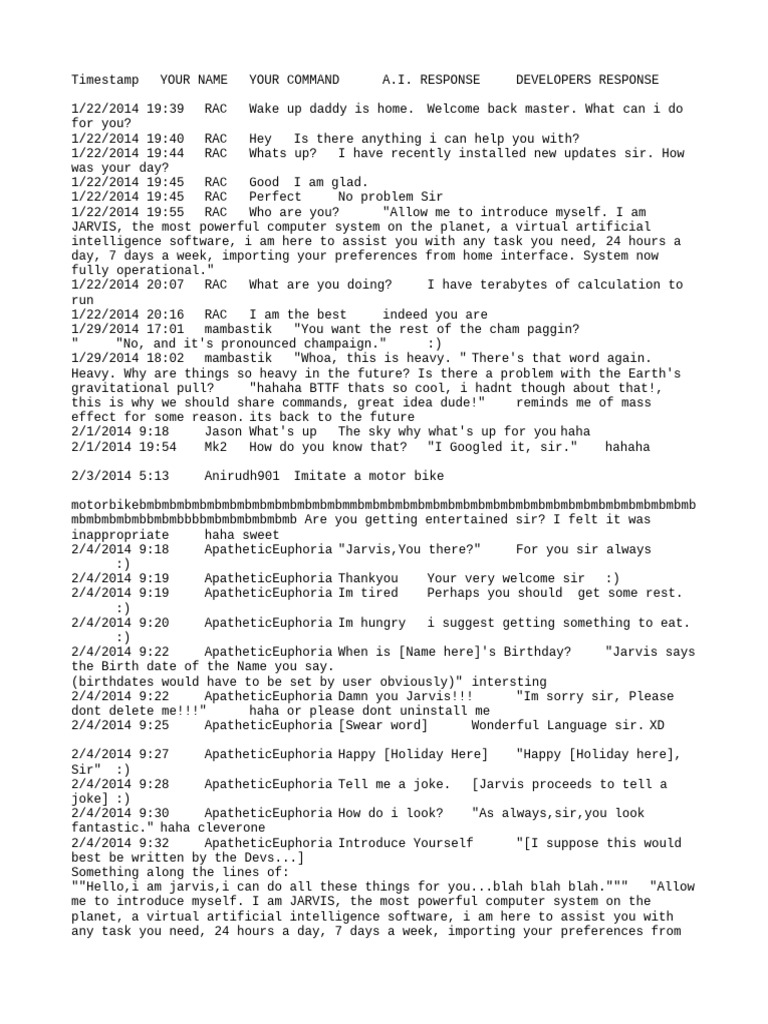 Social Commands - Form Responses | PDF