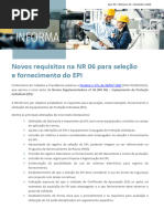 Norma Regulamentadora nº 6 (NR-6) | PDF