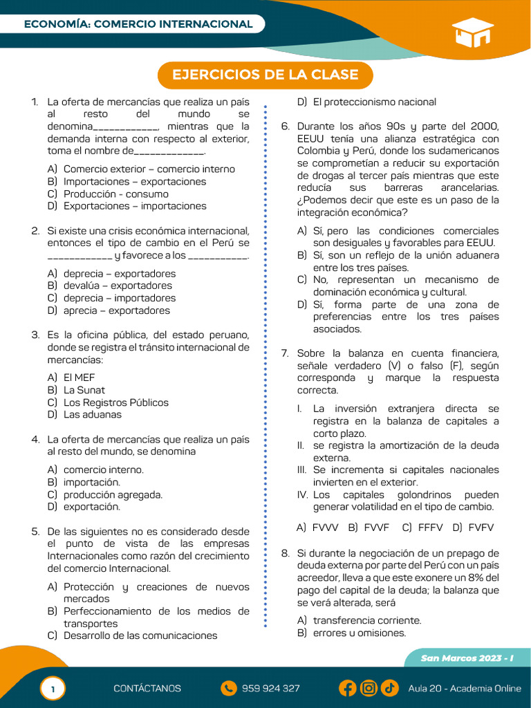 Comercio Internacional y Balanza de Pagos | PDF | Tipo de cambio | El ...