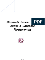 Access 2007 Basics Handout