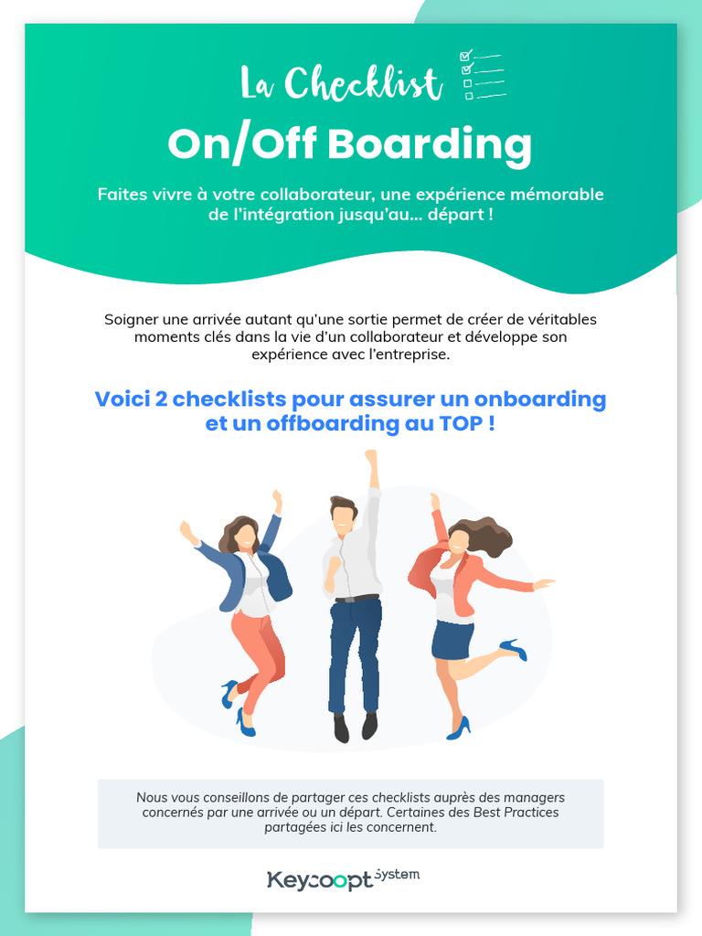 Checklist On/Offboarding Efficace | PDF