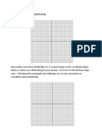 Coordinate Plane Battleship