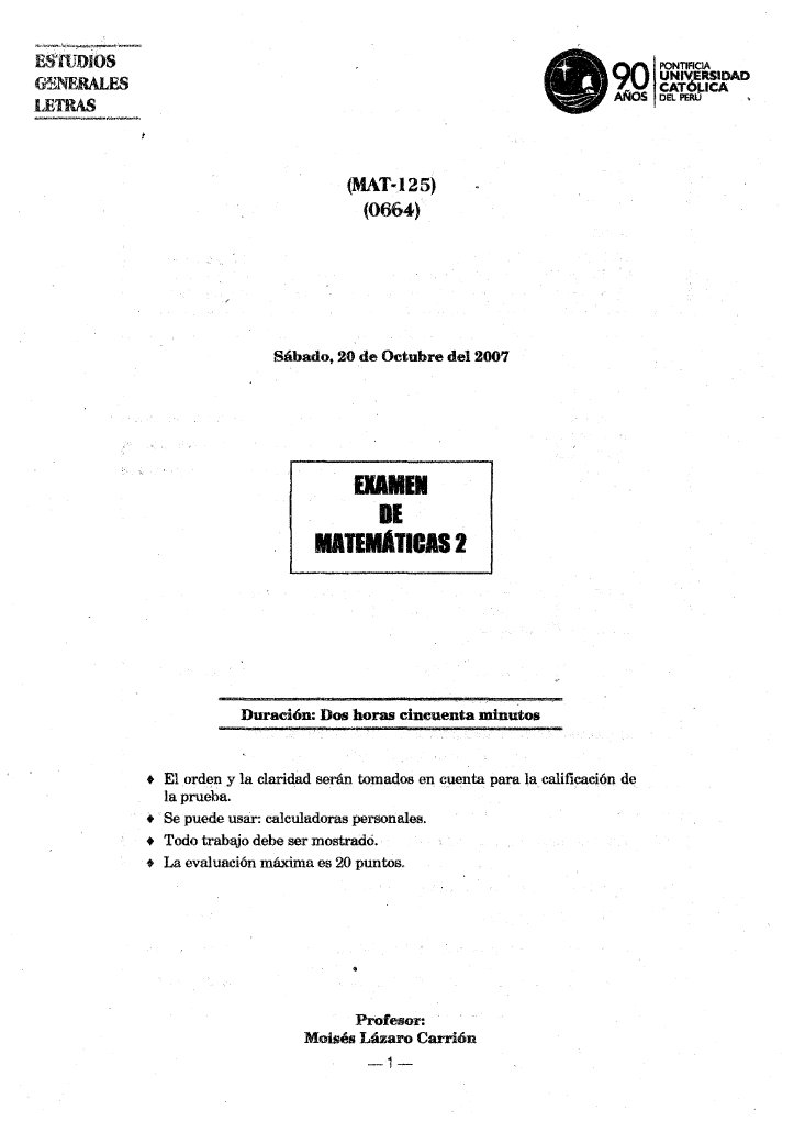 Matemática 2 | PDF