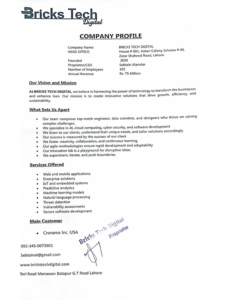 Company Profile | PDF