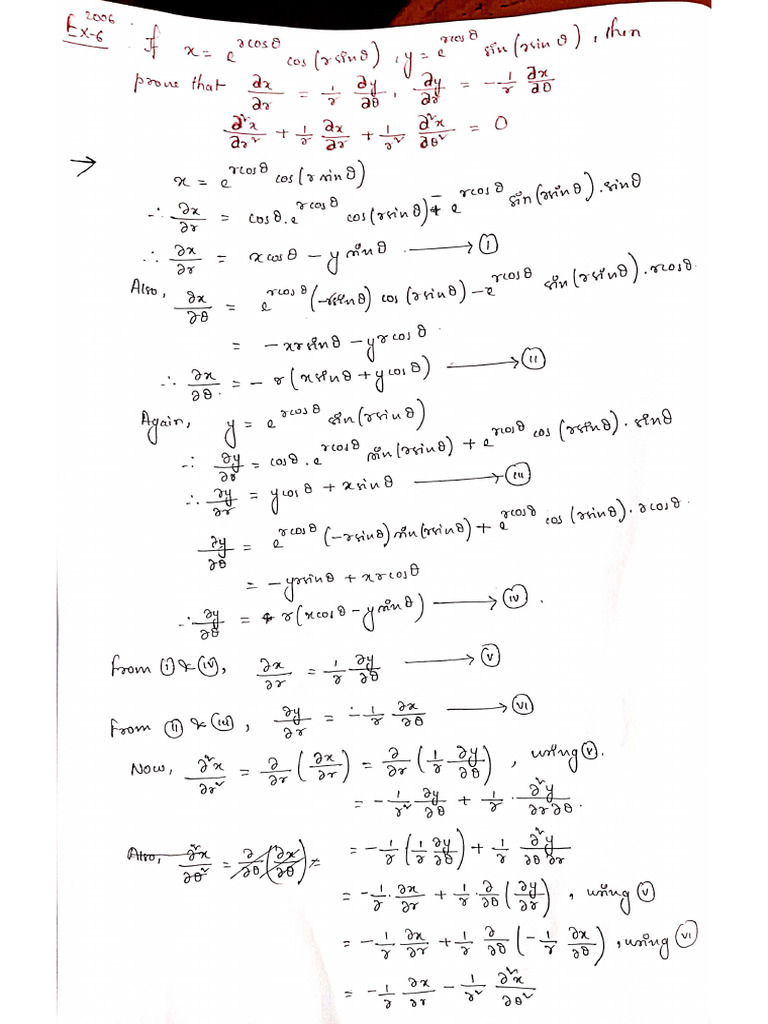 9.partial Derivatives Examples, Nov 19, 2022 7-39 PM | PDF