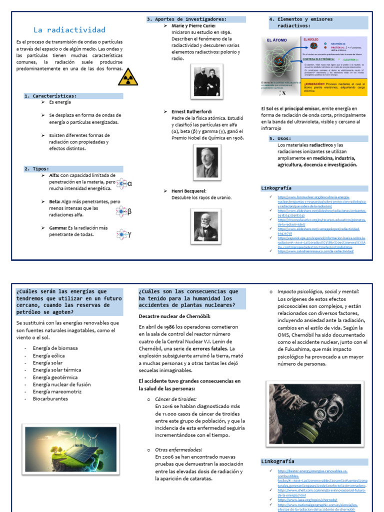 La Radiactividad | PDF | Radiación | Desintegración radioactiva