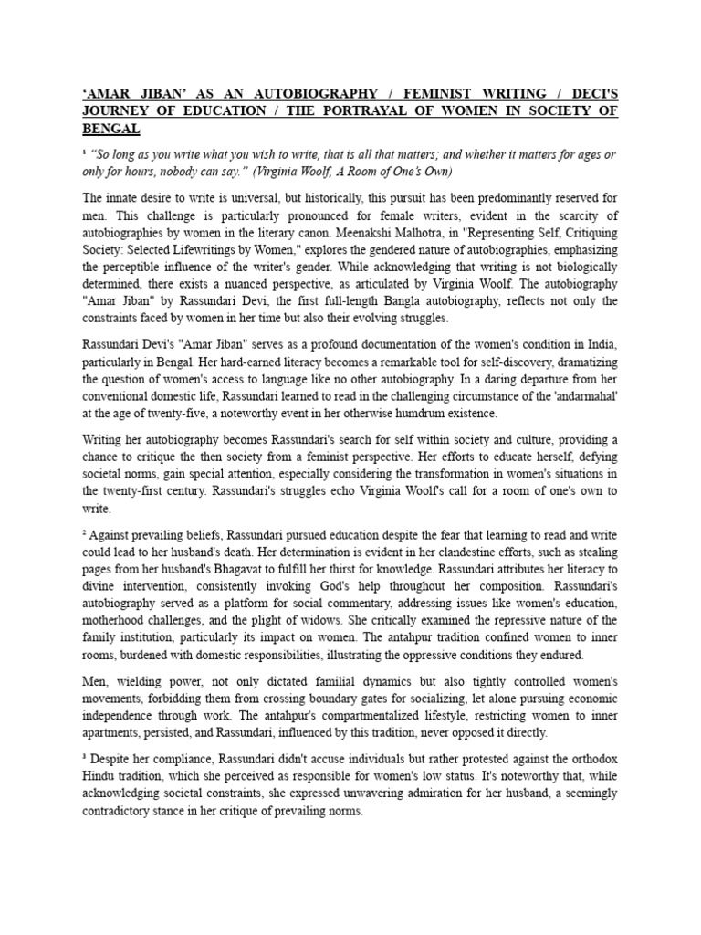 AMAR JIBAN | PDF | Literacy