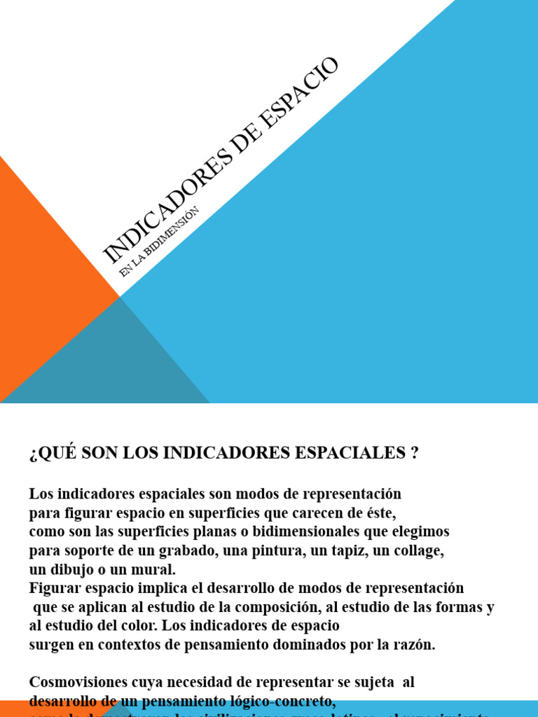 Indicadores de espacio | PDF | Perspectiva (Gráfica) | Color