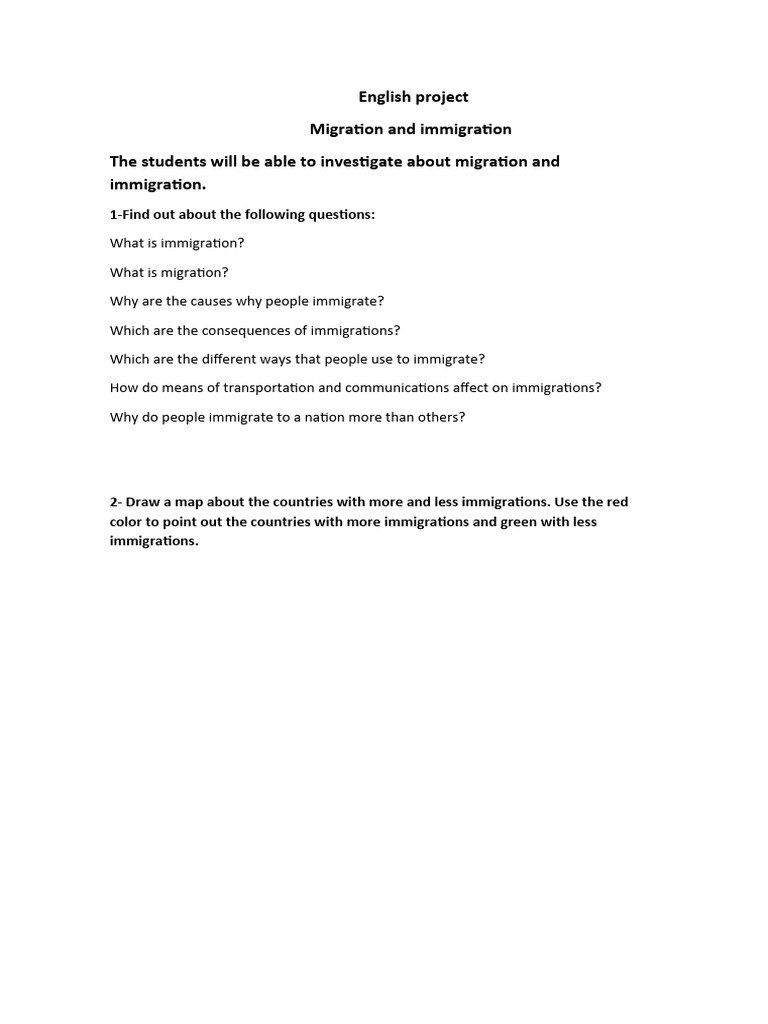 Migration and Immigration Overview | PDF | Politics | Social Science