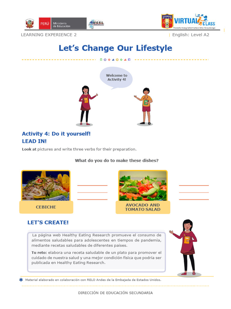 Learning Experience 2 Activity 4 A2 Pdf Idiomas Estudios De