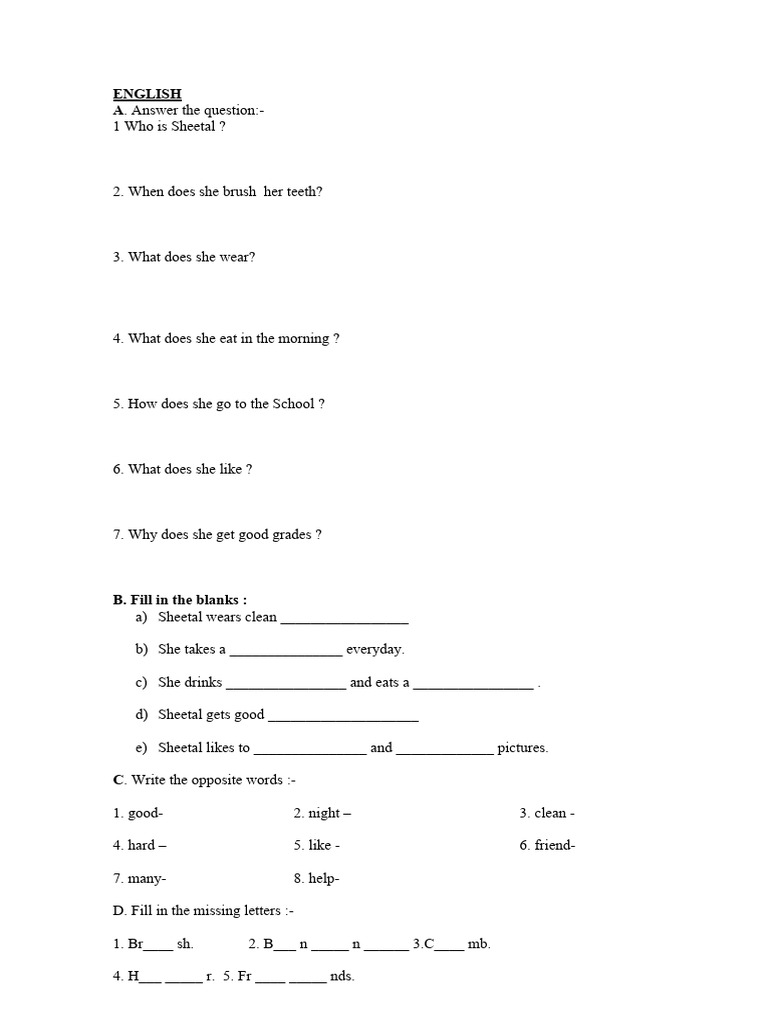 English 1 Pdf