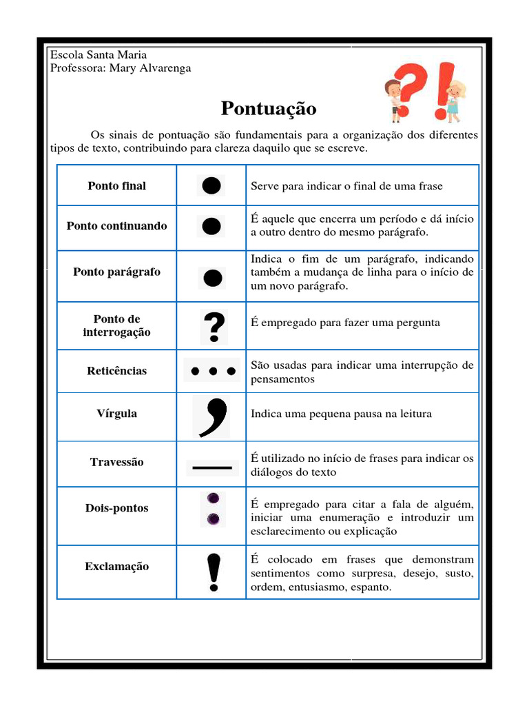 Sinais de Pontuação | PDF | Ferimento, image size:768x1024