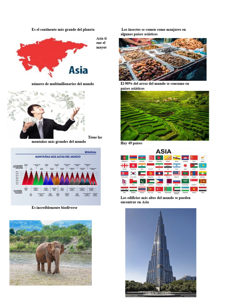 20 Curiosidades Fascinantes de Asia | PDF | Ciencia y matemáticas
