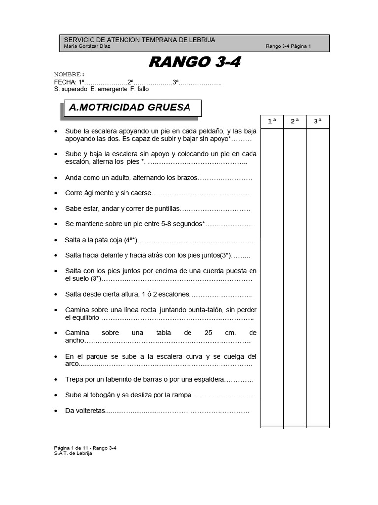 Rango 3 4 A | PDF | Las emociones | Vergüenza
