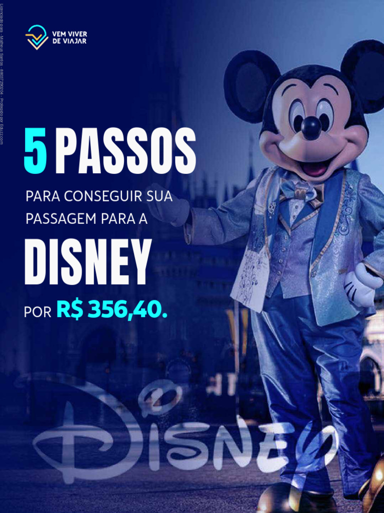 Passagem Disney por R$356 em 5 Passos | PDF | The Walt Disney Company ...