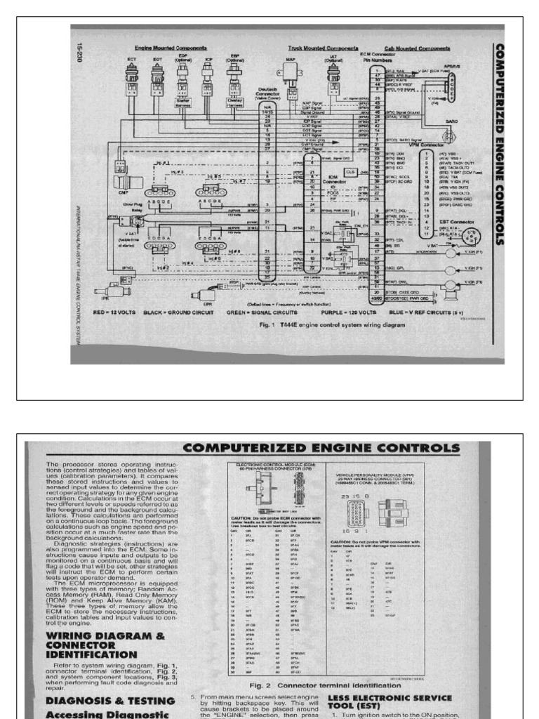 Diagrama Electrico T444 | PDF