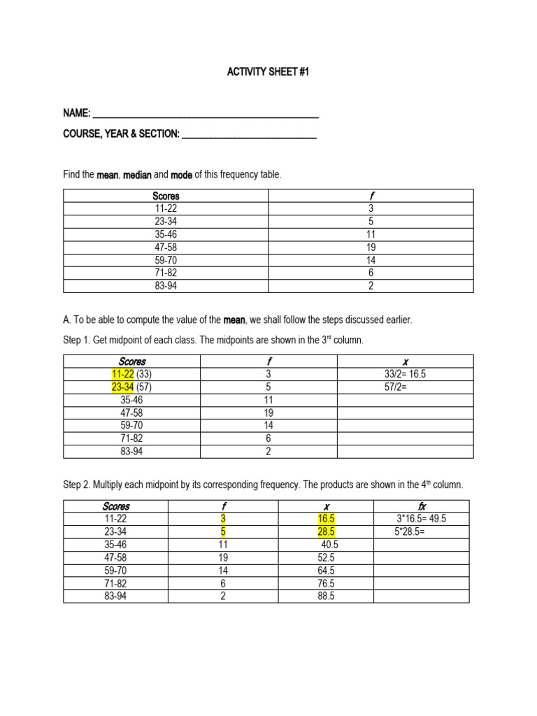 MEAN MEDIAN MODE CALCULATOR GROUPED DATA visual data 2